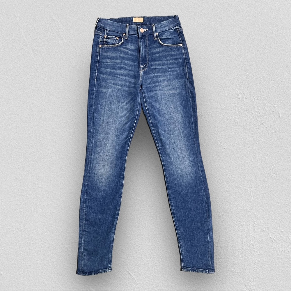 MOTHER Women's Skinny Jeans in Blue